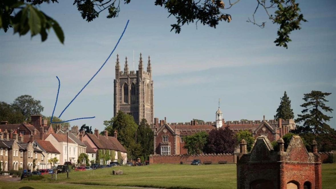 Charming Church Walk, Long Melford - 2 Bedroom Property With Parking Bagian luar foto